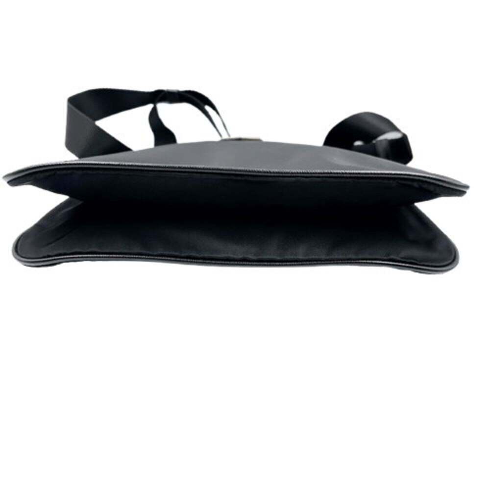 PRADA Black Leather Saffiano Shoulder Bag - Picture 6 of 9